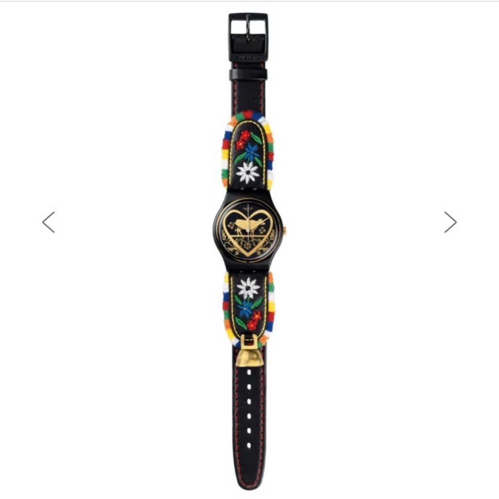 Swatch “Die Glocke” Black and Multicolor Watch - Picture 2 of 6